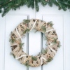 30cm Light Up Decorative Wreath with 20 LEDs & Timer [602426]