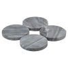 4Pcs Real Marble Coaster Set