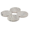 4Pcs Real Marble Coaster Set