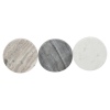 4Pcs Real Marble Coaster Set