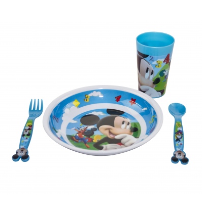 4pc Kids Mickey Mouse Dinner Set (044682)