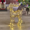 45cm 50 LED Standing Reindeer