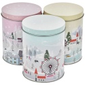 3 Piece Christmas Tins Set