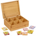 6 Section Bamboo Tea Box [946733]
