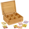 6 Section Bamboo Tea Box [946733]