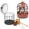 Perfume Reed Diffuser & Candle in Birdcage Home Fragrance Gift Set [042338]