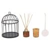 Perfume Reed Diffuser & Candle in Birdcage Home Fragrance Gift Set [042338]