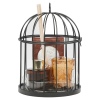 Perfume Reed Diffuser & Candle in Birdcage Home Fragrance Gift Set [042338]