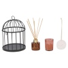 Perfume Reed Diffuser & Candle in Birdcage Home Fragrance Gift Set [042338]