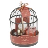 Perfume Reed Diffuser & Candle in Birdcage Home Fragrance Gift Set [042338]