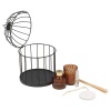 Perfume Reed Diffuser & Candle in Birdcage Home Fragrance Gift Set [042338]