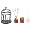 Perfume Reed Diffuser & Candle in Birdcage Home Fragrance Gift Set [042338]