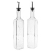 Single 0.5L Homemade Glass Condiment Bottle With Metal Pourer [368378]