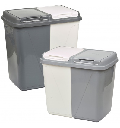 COLORMATIC 90 Litre Double laundry Bin [000431]