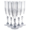 6pc Crystal Effect Champagne Glass [053035]