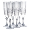 6pc Crystal Effect Champagne Glass [053035]