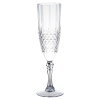 6pc Crystal Effect Champagne Glass [053035]