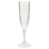 6pc Crystal Effect Champagne Glass [053035]