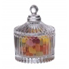 Alpina Glass Candy Jar With Lid