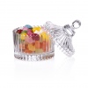 Alpina Glass Candy Jar With Lid