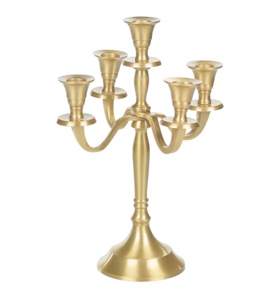 5-Arm Gold Candelabra [682107]