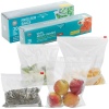 Multi Use Plastic Bags With Sliding Zip
