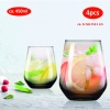 Smoke Look Drinking Glass 4pcs [240428]