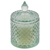 Scented Candle In A Crystal Look Glass Jar with Lid [546746]