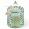 Scented Candle In A Crystal Look Glass Jar with Lid [546746]