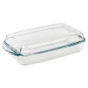 1.95L Borcam Rectangle Casserole Dish With Lid  [192362] [1017140]