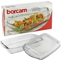 1.95L Borcam Rectangle Casserole Dish With Lid  [192362] [1017140]