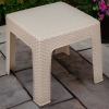 RADDAN Plastic Rattan Coffee Table [007652]