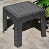 RADDAN Plastic Rattan Coffee Table [007652]