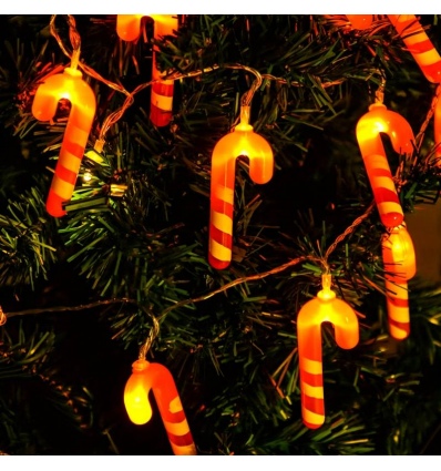 285cm Candy Cane LED Chain Light Xmas Decoration [3732840]