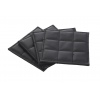 Black Faux Leather Coasters 