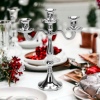 3-Arm Silver Candelabra [296006]