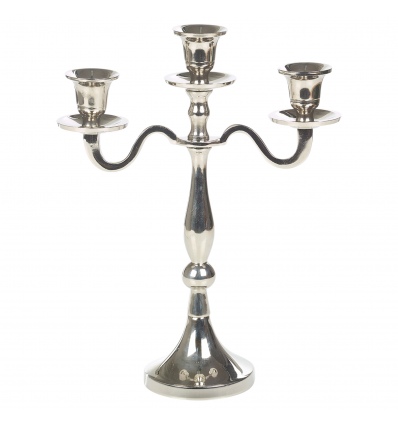 3-Arm Silver Candelabra [296006]