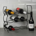 Black 3pc Stackable Wine Rack [579367]