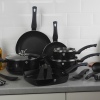 9 Pcs Blaumann Cookware Set With Soft Touch Handles