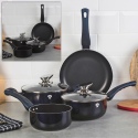 6 Pcs Blauman Cookware Set With Soft Touch Handles
