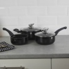 5 Pcs Blauman Cookware Set With Soft Touch Handles