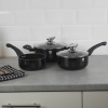 5 Pcs Blauman Cookware Set With Soft Touch Handles