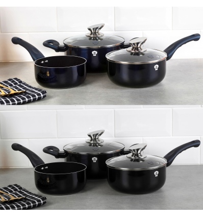 5 Pcs Blauman Cookware Set With Soft Touch Handles