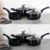 5 Pcs Blauman Cookware Set With Soft Touch Handles