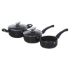 5 Pcs Blauman Cookware Set With Soft Touch Handles