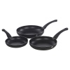 3 Pc Blauman Frying Pan Set With Soft Touch Handles