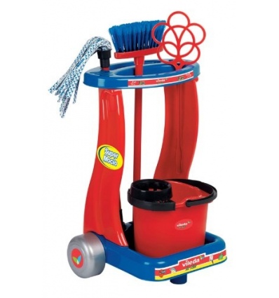 Vileda 5 Pc Toy Cleaning Trolley Set (120873)