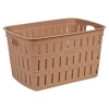 Plastic Bamboo Look 20L Basket [007720]