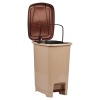 15L Slim Pedal Bin With Insert [001230]