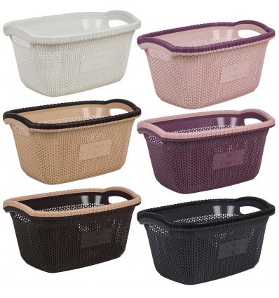 VIOLETTA 40L Laundry Basket With Handles [010133]